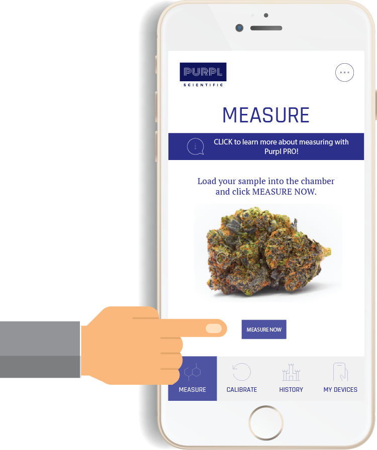 Purpl PRO Cannabis Measurement