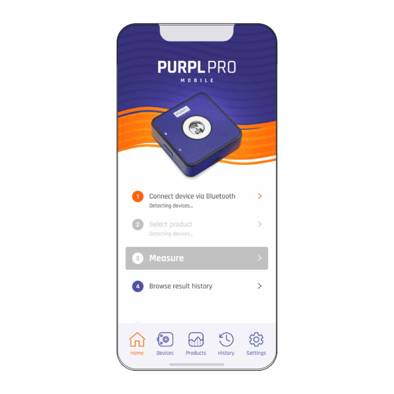 2. Connect Device + Product Selection
